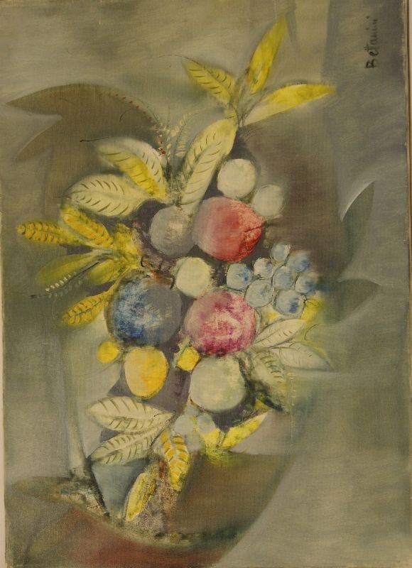 Bettarini,  FIORI,  dipinto ad olio su tela, cm 50x70