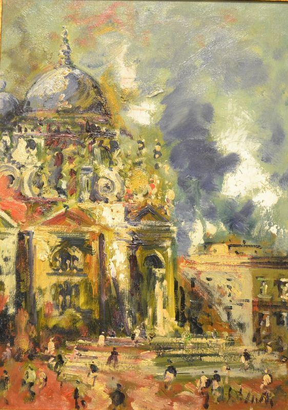 Emanuele Cappello VENEZIA olio su tela, cm 70x50