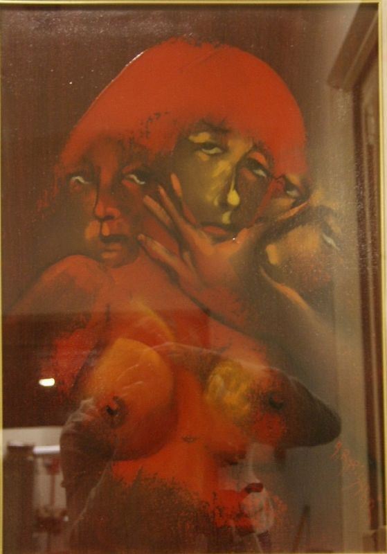 Alfio Rapisardi FIGURE olio su tela, cm 50x35