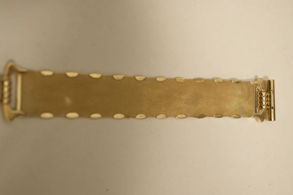 Bracciale oro giallo a fascia gr. 67,5