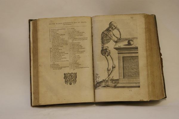 Volume, Francia sec. XVI, trattato di medicina di Andrea Laurentius, cm 36, mancante del frontespizio