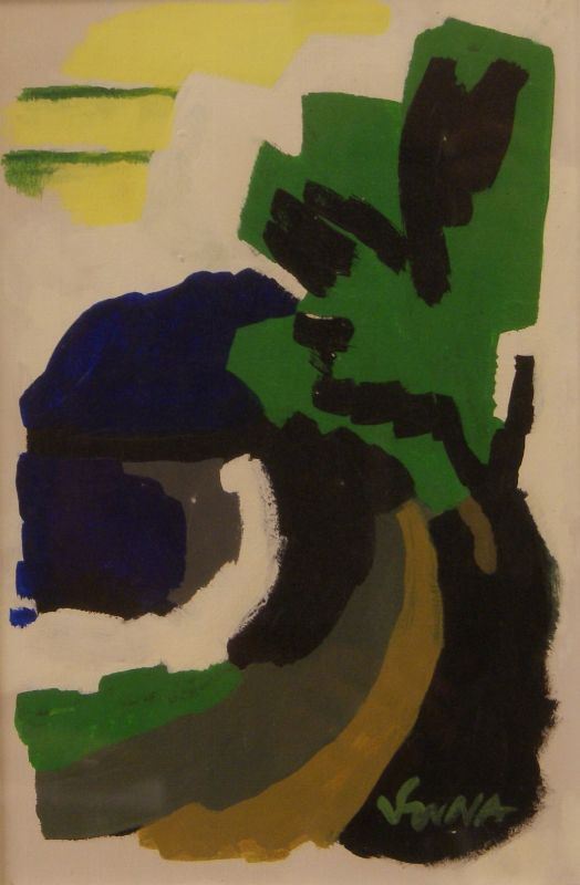 Lucio Venna (Venezia 1897-Firenze 1971)  PAESAGGIO  olio su compensato, cm 30x20