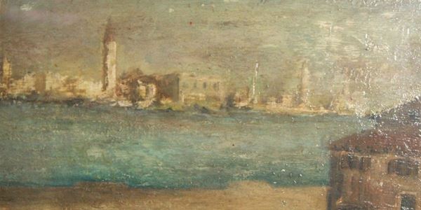 Anonimo, sec.XX  VENEZIA  olio su faesite, cm 20x40