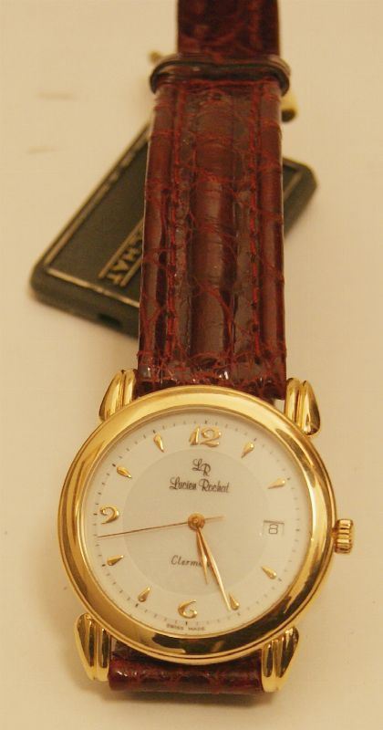 Orologio da polso Lucien Rochat, cassa in oro, automatico, corredato di scatola