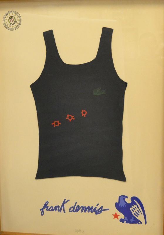 Fabio de Poli   (Genova 1947)  COMPOSIZIONE tecnica mista, cm 73x102