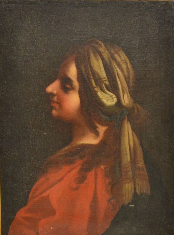Scuola emiliana, sec. XVII SIBILLA olio su tela, cm 65x48