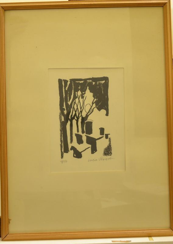 Lucio Venna   PAESAGGIO  xilografia, cm 22x16; es. 9/56 firmato e numerato  