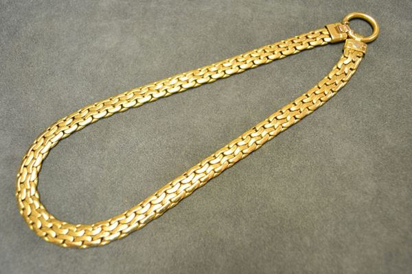 Girocollo in oro giallo punzone Gierre e 750, g 62  - Asta Arredi, oggetti d'arte, dipinti - Poggio Bracciolini Casa d'Aste