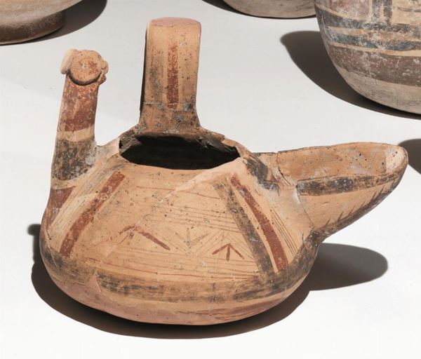  Vaso filtro daunio   - Asta Gioielli, Argenti, Modernariato, Dipinti, Mobili e Oggetti d'Arte - Poggio Bracciolini Casa d'Aste