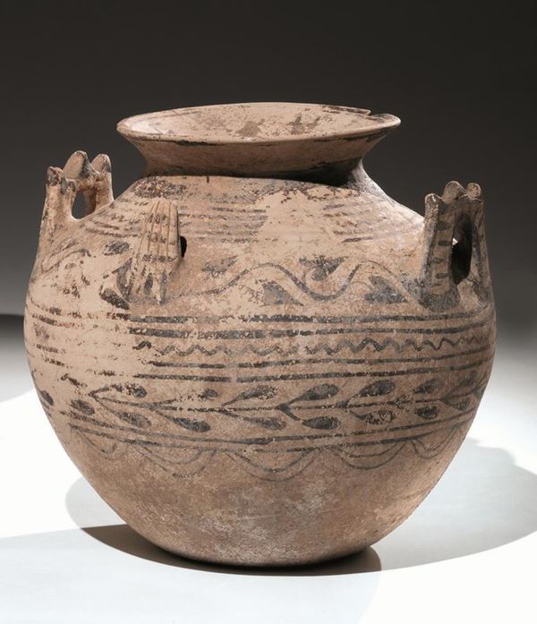  Olla imbutiforme e brocchetta daunia  