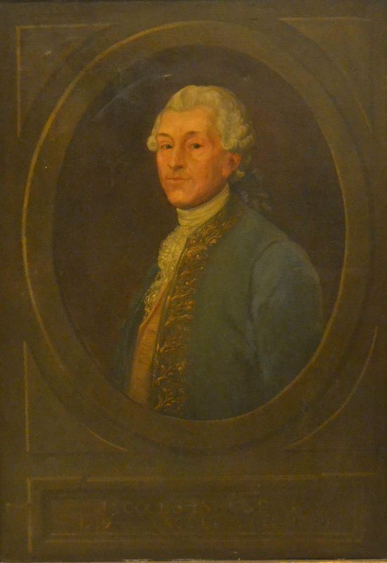  Scuola Francese, sec. XVIII, RITRATTO DI JAQUES, olio su tela, cm 106x75, rintelato 