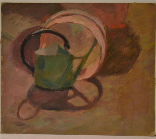  Scuola italiana sec.XX    - Asta Gioielli, Argenti, Modernariato, Dipinti, Mobili e Oggetti d'Arte - Poggio Bracciolini Casa d'Aste