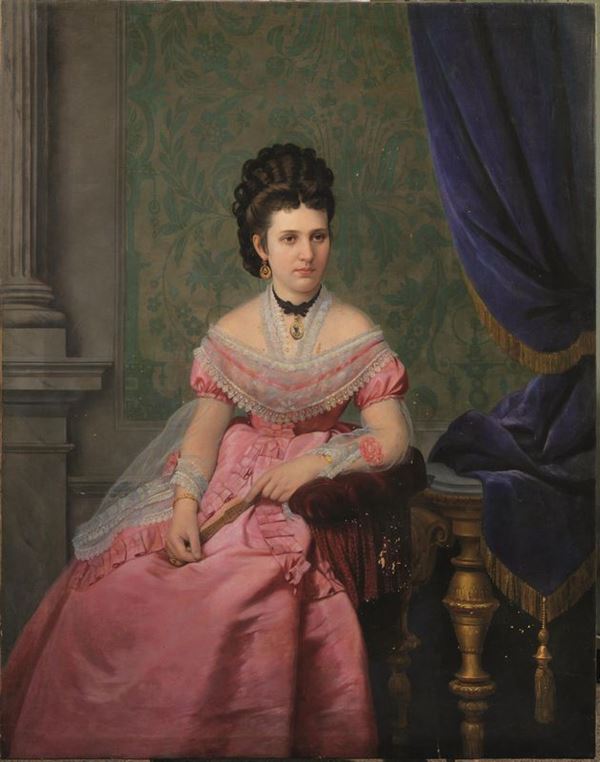  Scuola Italiana del sec. XIX   - Asta Gioielli, Argenti, Modernariato, Dipinti, Mobili e Oggetti d'Arte - Poggio Bracciolini Casa d'Aste