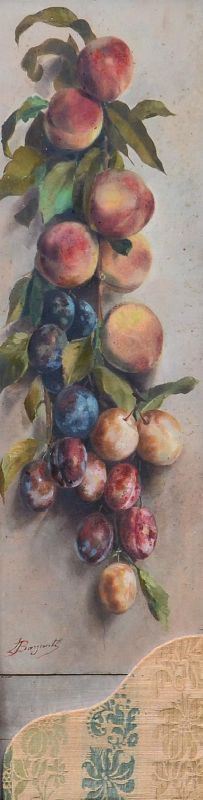 Licinio Barzanti ( ForlÃ¬ 1857-Como 1944 ) NATURA MORTA, olio su tavoletta,