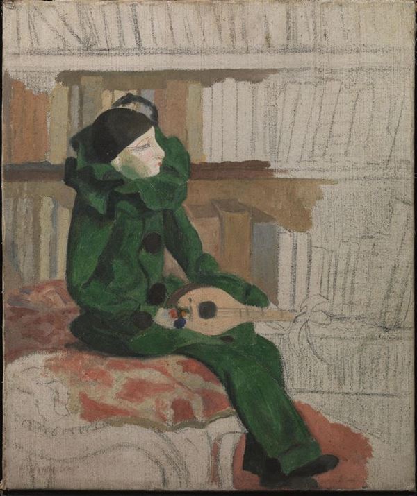 Scuola del sec. XX   - Asta Gioielli, Argenti, Modernariato, Dipinti, Mobili e Oggetti d'Arte - Poggio Bracciolini Casa d'Aste