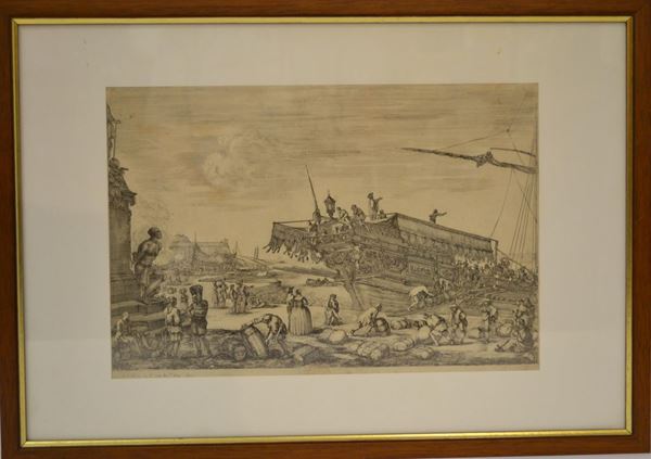  Da Baccio del Bianco e Stefano della Bella,   - Asta Gioielli, Argenti, Modernariato, Dipinti, Mobili e Oggetti d'Arte - Poggio Bracciolini Casa d'Aste