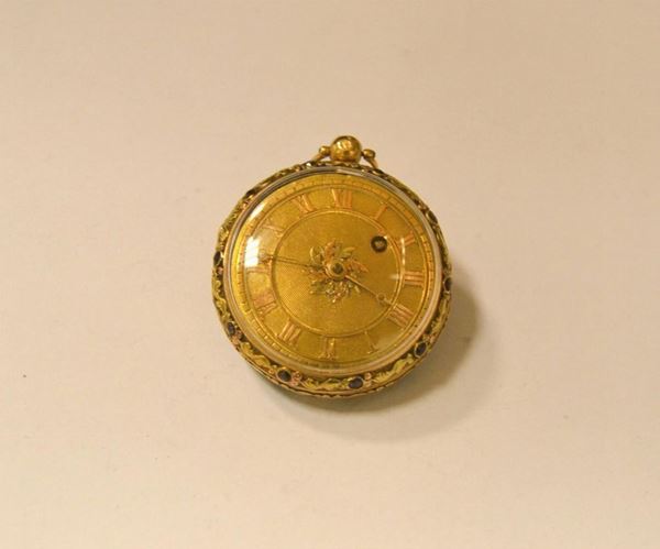  Orologio da tasca,  Svizzera  fine sec. XIX ,in oro 
