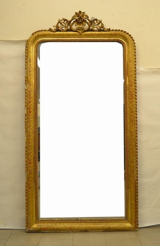  Specchiera, Francia, sec. XIX,  in cornice  - Asta Antiquariato, Collezionismo & Gioielli - Poggio Bracciolini Casa d'Aste