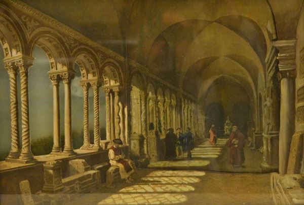  Scuola francese, sec. XX   - Asta Antiquariato, Collezionismo & Gioielli - Poggio Bracciolini Casa d'Aste