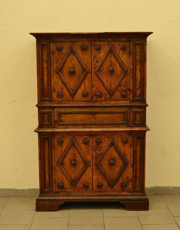  Stipo, Toscana, sec. XVIII,  in pioppo,a quattro   - Asta Antiquariato, Collezionismo & Gioielli - Poggio Bracciolini Casa d'Aste