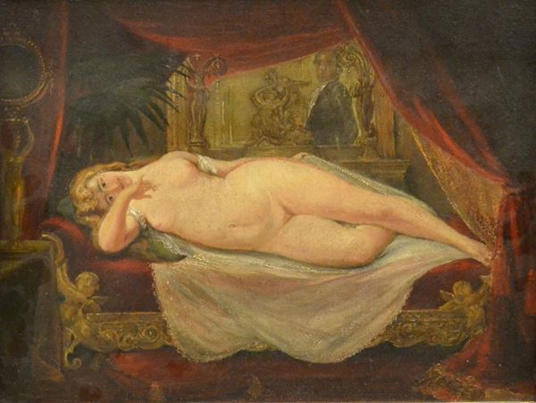  Scuola francese, fine sec. XIX   - Asta Antiquariato, Collezionismo & Gioielli - Poggio Bracciolini Casa d'Aste