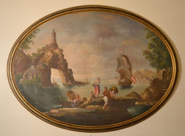  Scuola italiana, sec. XX   - Asta Antiquariato, Collezionismo & Gioielli - Poggio Bracciolini Casa d'Aste