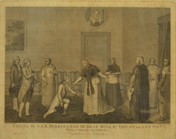  Scuola italiana, sec. XIX   - Asta Antiquariato, Collezionismo & Gioielli - Poggio Bracciolini Casa d'Aste