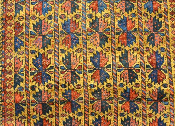  Tappeto Kurdistan, sec. XIX,  fondo color   - Asta Antiquariato, Collezionismo & Gioielli - Poggio Bracciolini Casa d'Aste