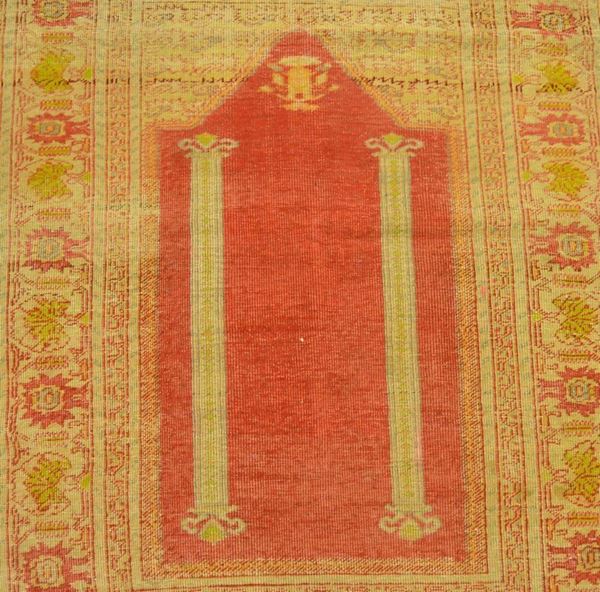  Preghiera ghiordes anatolia, sec. XIX,   - Asta Antiquariato, Collezionismo & Gioielli - Poggio Bracciolini Casa d'Aste