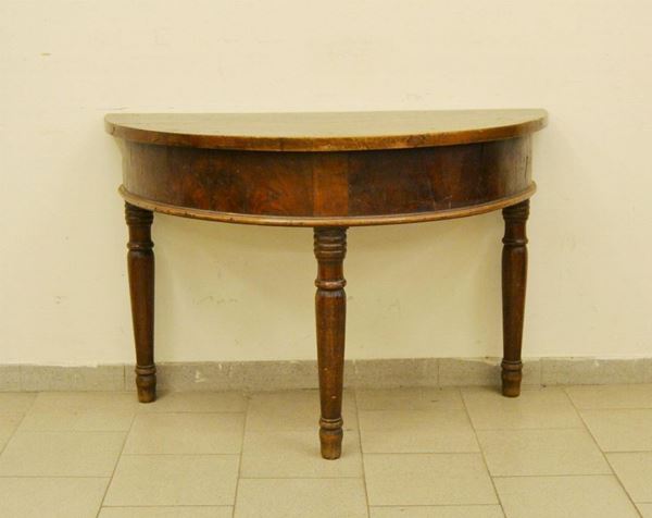  Console, Toscana, sec. XVIII,  in noce,