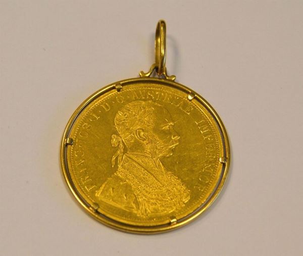  Moneta in oro 986/1000   - Asta Decorazione di interni - Poggio Bracciolini Casa d'Aste