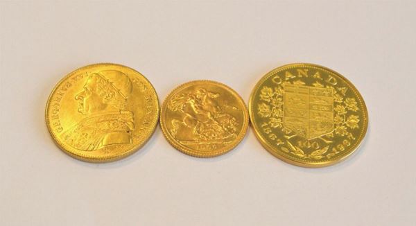  Medaglia 10 scudi in oro 