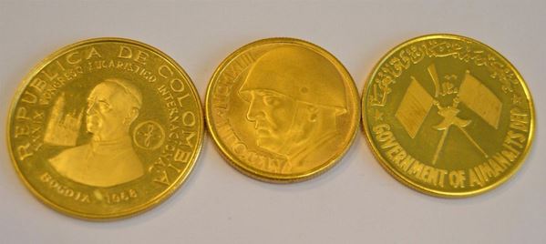  Medaglia in oro  