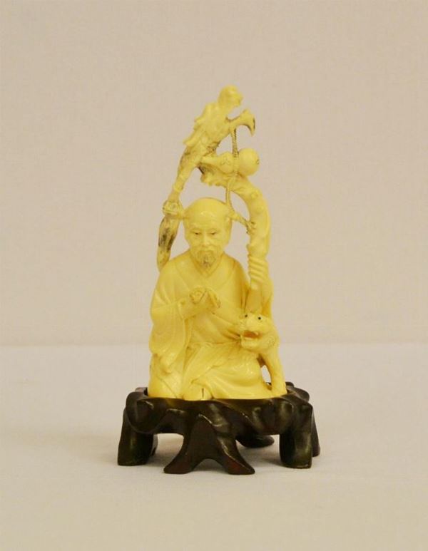  Scultura, Cina, inizi sec. XX,  in avorio,