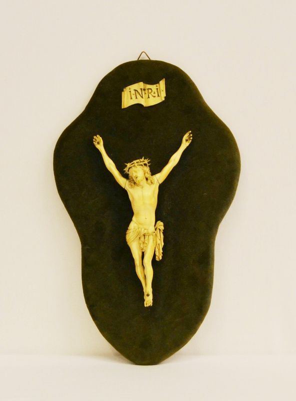  Scultura, sec. XVIII,  in avorio, 