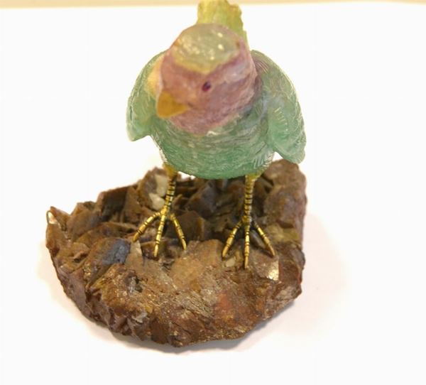  Scultura in fluorite bicolore, 