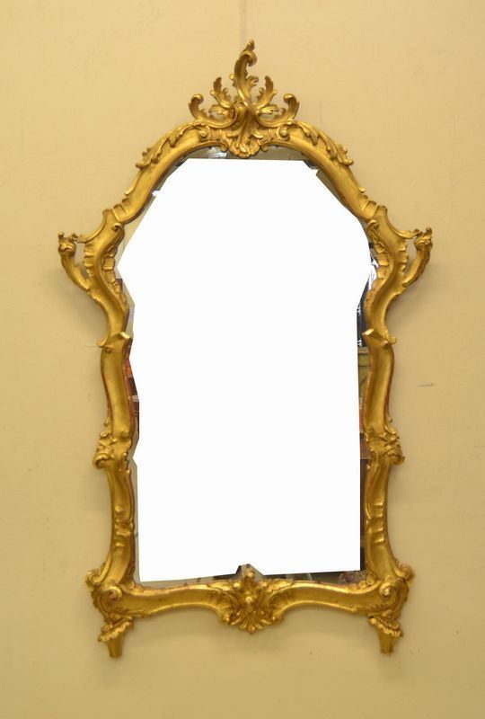  Specchiera, sec. XX,  entro cornice  - Asta Decorazione di interni - Poggio Bracciolini Casa d'Aste