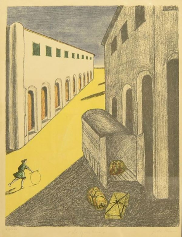  Giorgio de Chirico   - Asta Decorazione di interni - Poggio Bracciolini Casa d'Aste