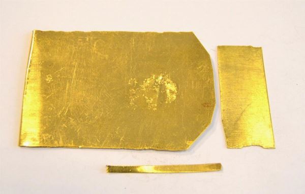  Grammi  58,6 di frammenti in oro 999/1000 