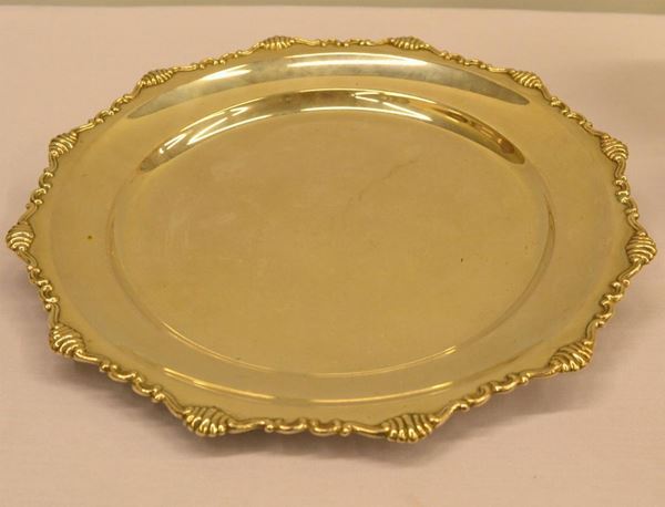  Piatto in argento   - Asta Gioielli, Argenti, Arredi, Dipinti e Oggetti d'arte - Poggio Bracciolini Casa d'Aste