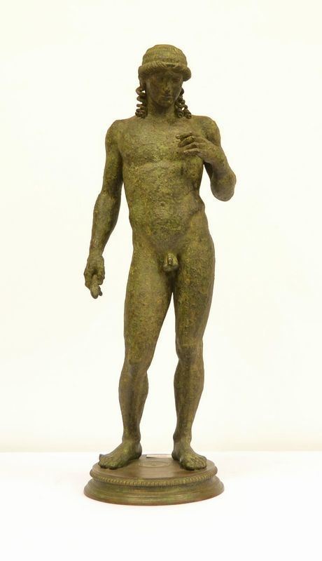  Scultura, metÃ  sec. XX,  in bronzo, raffigurante