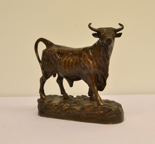  Scultura, Francia, seconda metÃ  sec. XIX,  in bronzo, raffigurante un