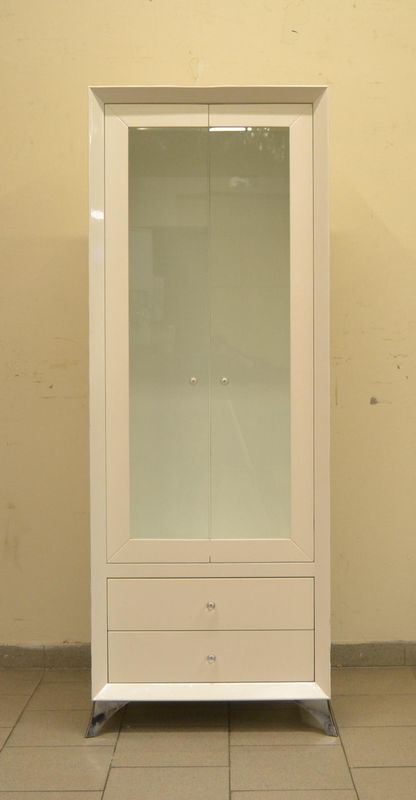   Vetrinetta&nbsp; in legno laccato bianco,   - Asta Gioielli, Argenti, Arredi, Dipinti e Oggetti d'arte - Poggio Bracciolini Casa d'Aste