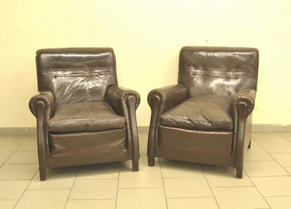  Coppia di poltrone, anni 60,  