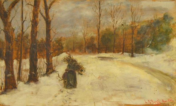  Scuola italiana, primi sec. XX   - Asta Gioielli, Argenti, Arredi, Dipinti e Oggetti d'arte - Poggio Bracciolini Casa d'Aste