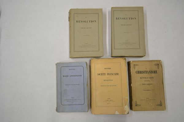  Rivoluzione francese - Quinet Edgard, 
