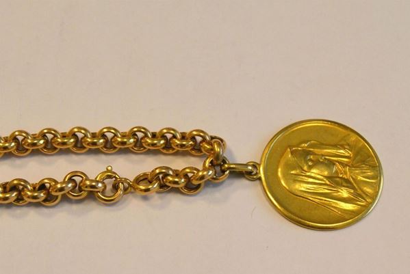  Bracciale in oro giallo    - Asta Antiquariato, collezionismo e gioielli - Poggio Bracciolini Casa d'Aste