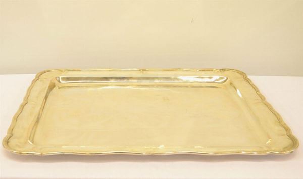   Vassoio in argento    - Asta Antiquariato, collezionismo e gioielli - Poggio Bracciolini Casa d'Aste