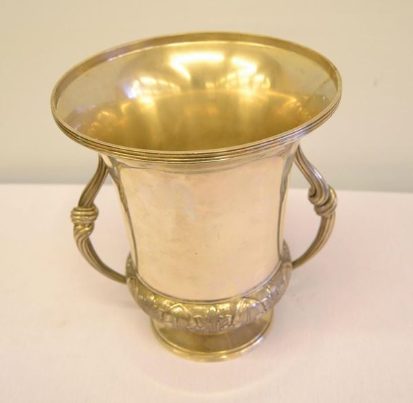   Vaso in argento Sterling , Codevilla Genova  