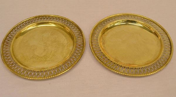   Sei sottobicchieri in argento    - Asta Antiquariato, collezionismo e gioielli - Poggio Bracciolini Casa d'Aste